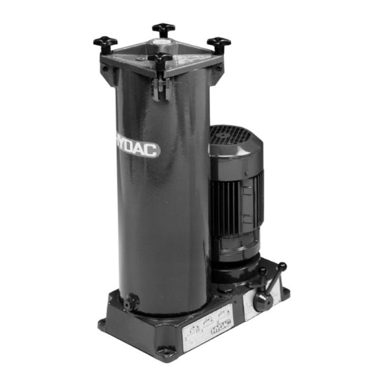 HYDAC FILTER SYSTEMS OF5 S Series Installation And Maintenance Instructions Manual