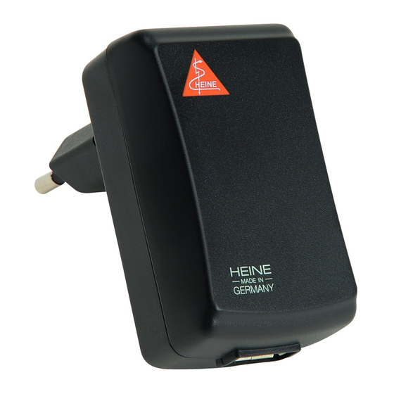 HEINE E4-USB Medical power supply Manuals