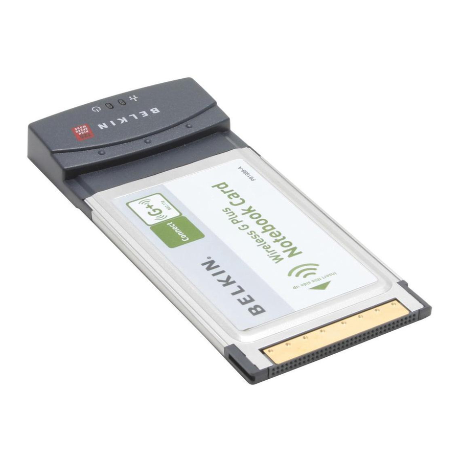 Belkin F5D7011 User Manual