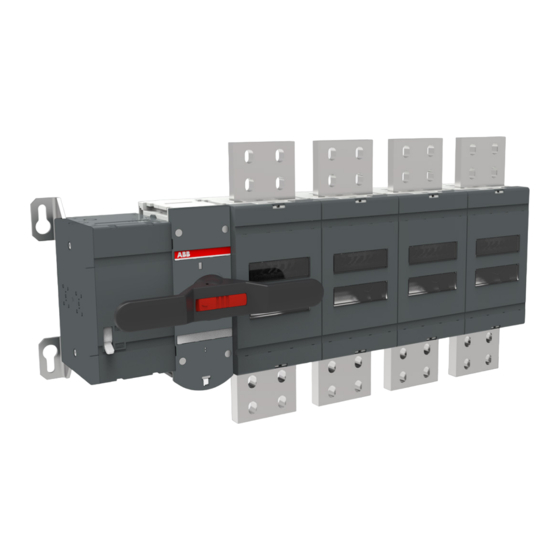 User Manuals: ABB OTM3200E4230C-GE Switch-disconnectors