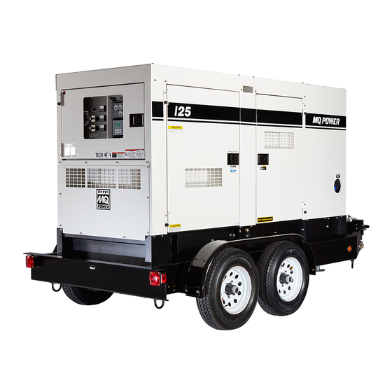 MQ Power WHISPERWATT DCA125SSIU Operation And Parts Manual