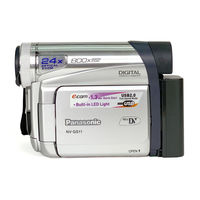 PANASONIC NV-GS15 Operating Instructions Manual