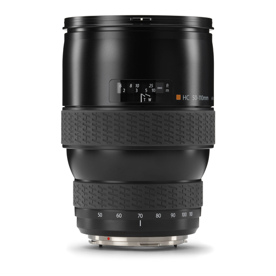 Hasselblad HC 3.5-4.5/50-110 Specification Sheet
