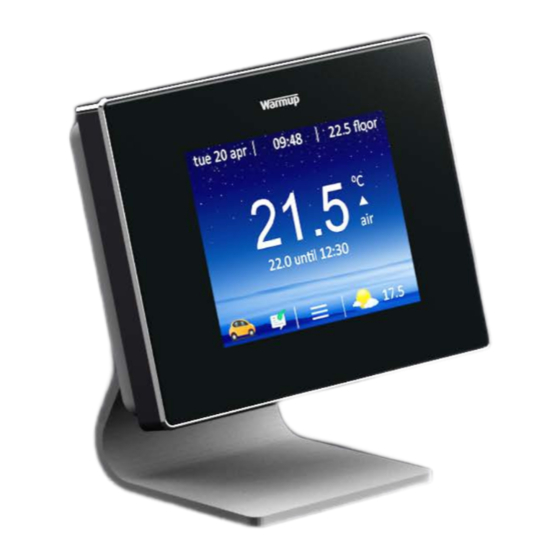User Manuals: warmup + Kit Programmable Thermostat