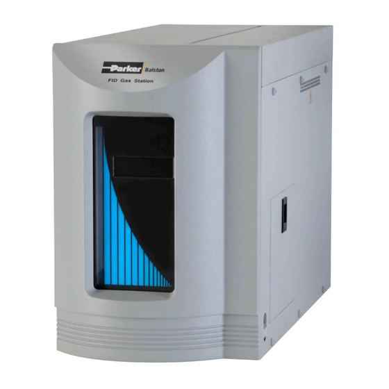 Parker Balston FID 1000 Installation, Operation And Maintenance Manual