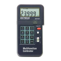 Extech Instruments 422123 User Manual