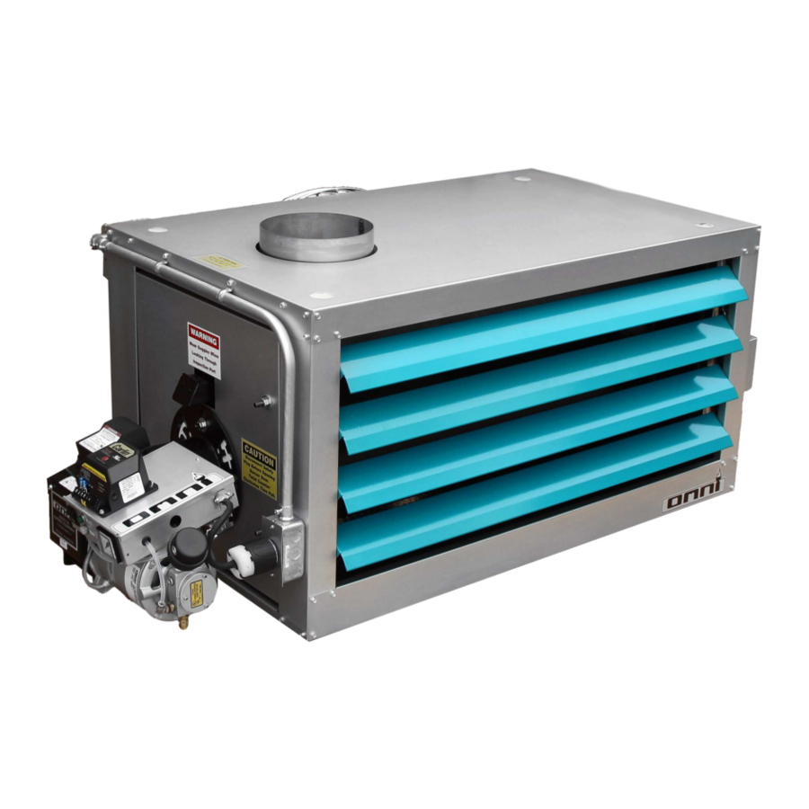 Econo Heat OMNI OWH-150 Installation, Operation And Service Instructions