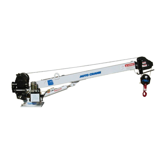 Auto Crane 4004EH Owner's Manual