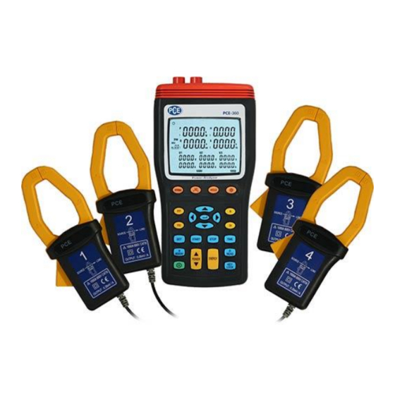 PCE Instruments PCE-360 Manual