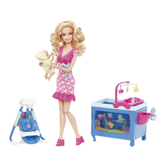 Mattel Barbie Can Be Baby Sitter Doll Instructions