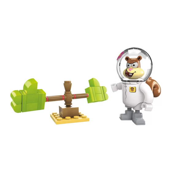Mega Bloks nickelodeon SpongeBob SQUAREPANTS Sandy Wacky Pack CNP23 Instructions