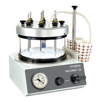 Metkon VACUMET 52 Operation & Instruction Manual