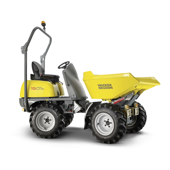 Wacker Neuson 1001 Operator's Manual