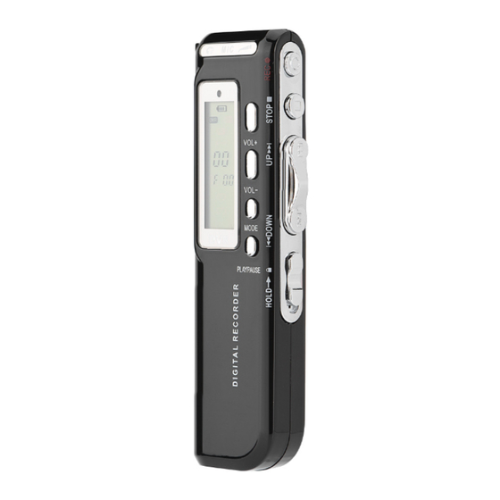 Sunsky Digital Voice Recorder Operation Manual