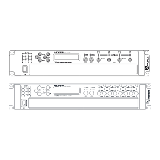 Tecnare Sound Systems T-48 Series Operating Manual