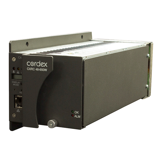 Alpha Technologies Cordex Installation & Operation Manual