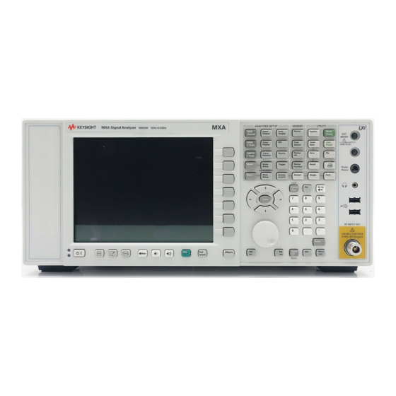 Keysight Technologies N9020A Installation Note