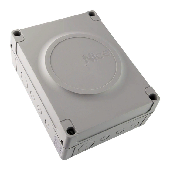 Nice MC824HR Instructions And Warnings For Installation And Use