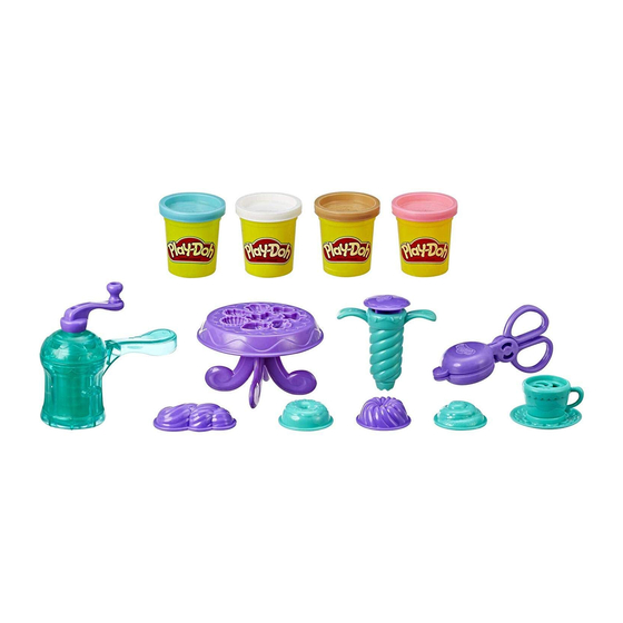 Hasbro Play-Doh kitchen CREATIONS DELIGHTFUL DONUTS SET Manual