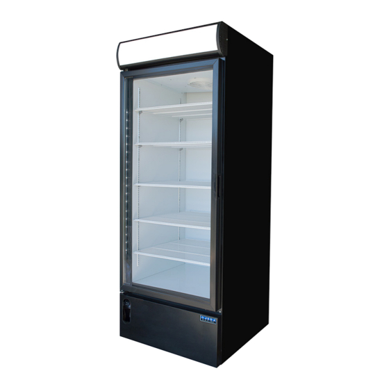 Ojeda FMH Series Glass Door Freezer Manuals