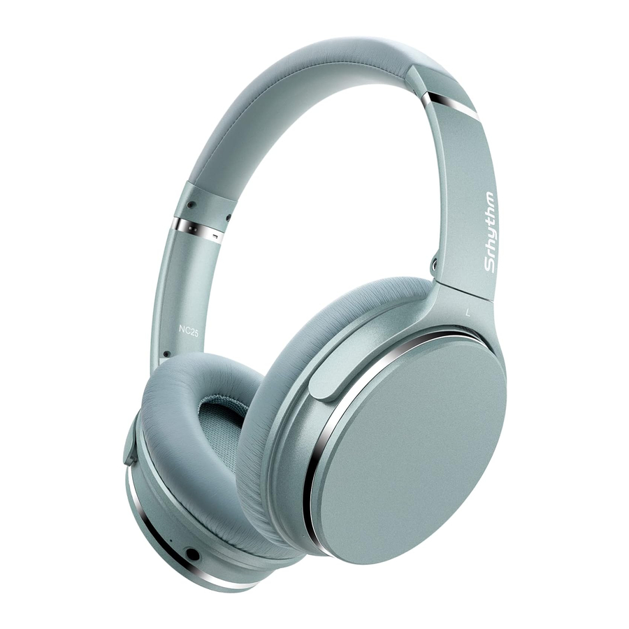 Srhythm NC25 Noise Cancelling Headphones Manual ManualsLib