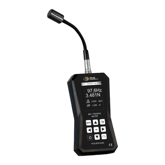 PCE Instruments PCE-BTM 2000A User Manual