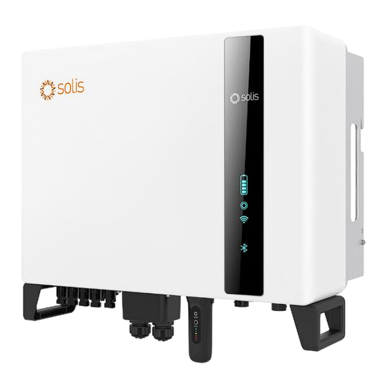 SOLIS S6 Quick Configuration Manual