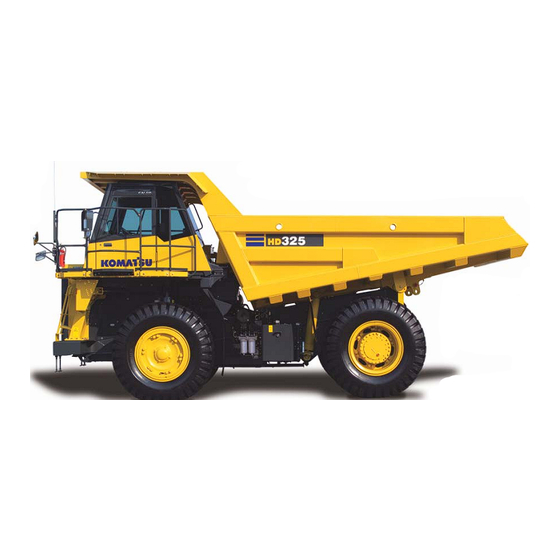 Komatsu HD325-7 Brochure