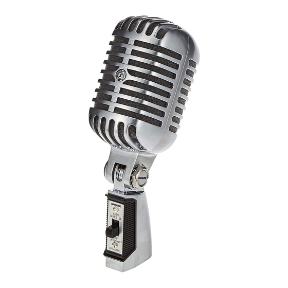 Shure 55SH User Manual