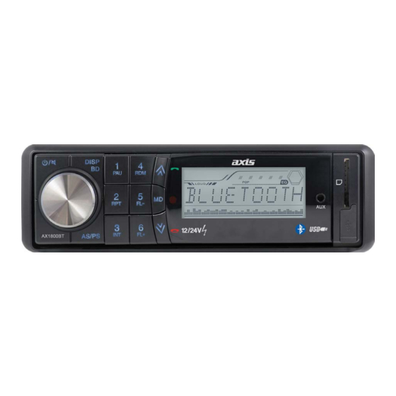 Axis AX1800BT Installation Manual