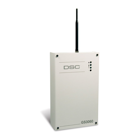 DSC GS3060-RF Alarm Communicator Manuals