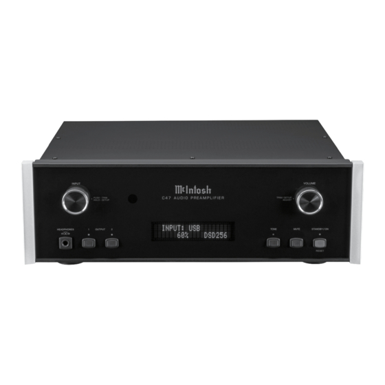 McIntosh C47 Owner's Manual