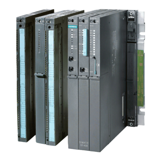 Siemens S7-400 Equipment Manual