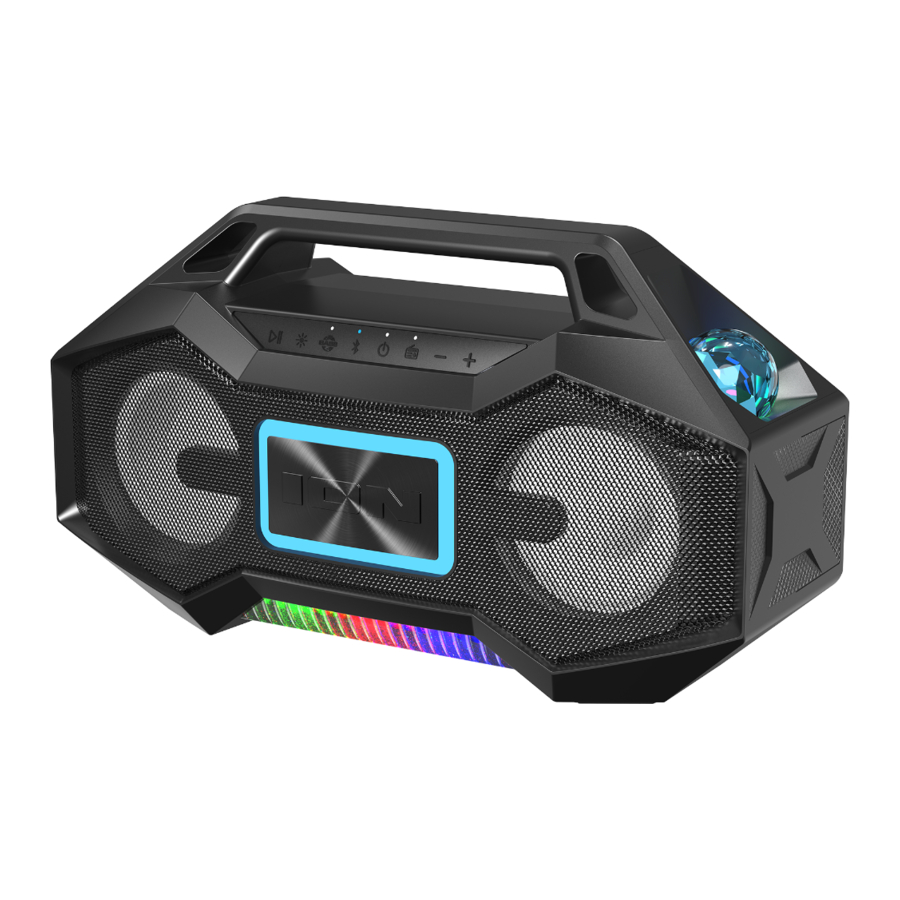 Ion Party Rocker Go - High-Power Portable Boombox Manual