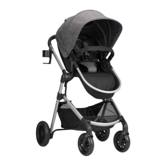 How to fold 2024 evenflo pivot stroller