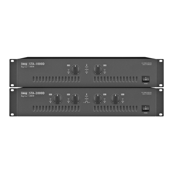 IMG STAGE LINE STA-1000D Instruction Manual