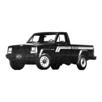 Jeep comanche 1989 Owner's Manual