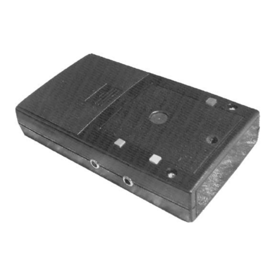 INFRA-E-MOTION MOUSE-E-MOTION Operating Instructions Manual