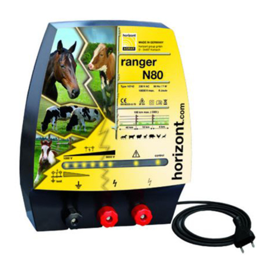 Horizont RANGER N80 Operating	 Instruction