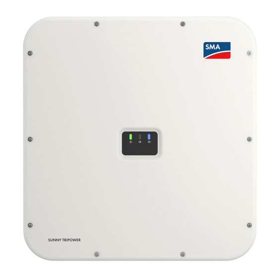 SMA SUNNY TRIPOWER X 12 Quick Reference Manual