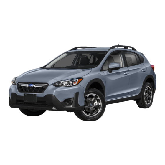 Subaru CROSSTREK 2021 Getting Started Manual
