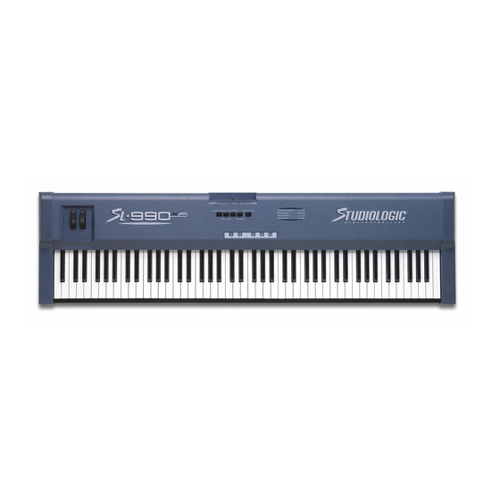 Studiologic SL-990XP Manual Instructions