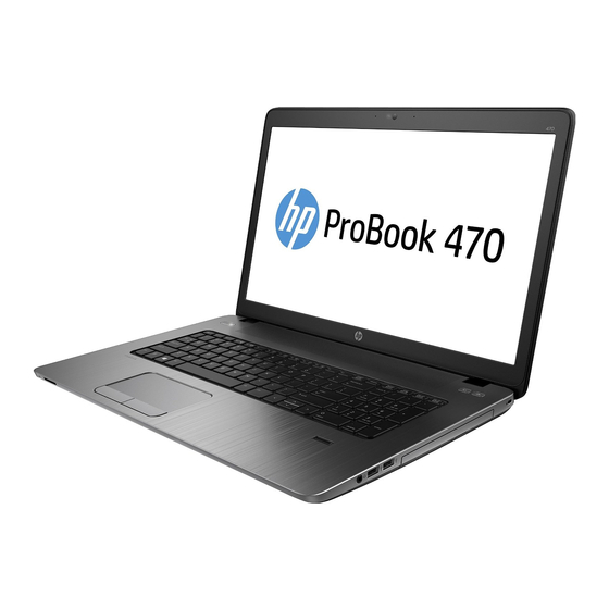 HP ProBook 470 G2 Manuals