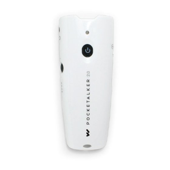 Williams Sound pocketalker 2.0 User Manual