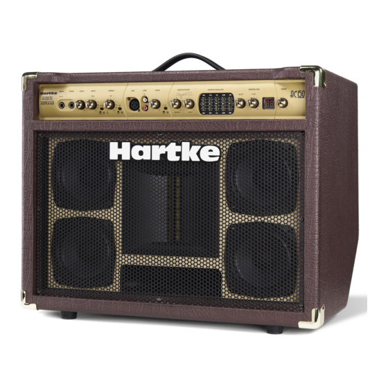 Hartke AC75 Owner's Manual