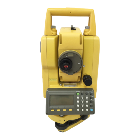 Topcon GPT-3000 Series Manuals