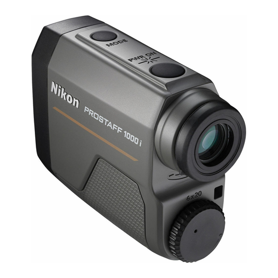 Nikon Prostaff 1000i Instruction Manual