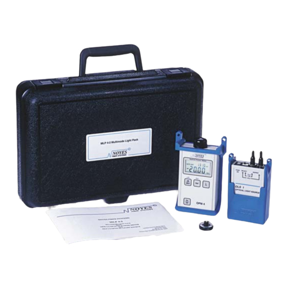 Noyes MLP 4-2 Quick Start Manual