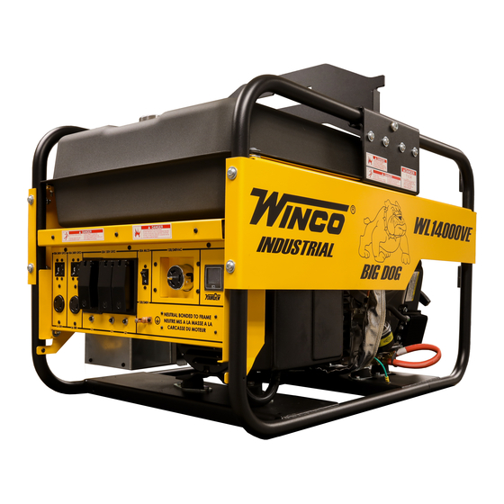 Winco WL14000VE-03/A Installation And Operator's Manual
