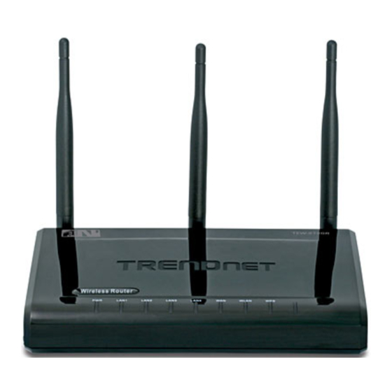 TRENDnet TEW-672GR - Wireless Router User Manual